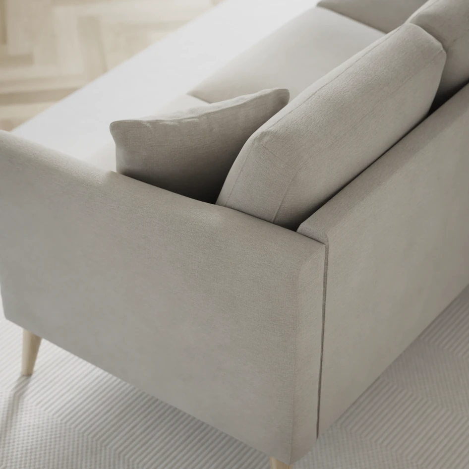 Eden - 3-sits soffa med divan vänster och schäslong höger - Grå
