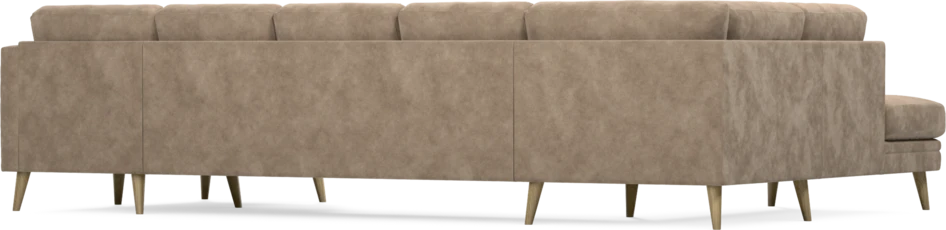 Eden - 3-sits soffa med divan vänster och schäslong höger - Beige