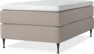Delux Exclusive - Kontinentalsäng, enkelsäng 120 cm med bäddmadrass - Beige