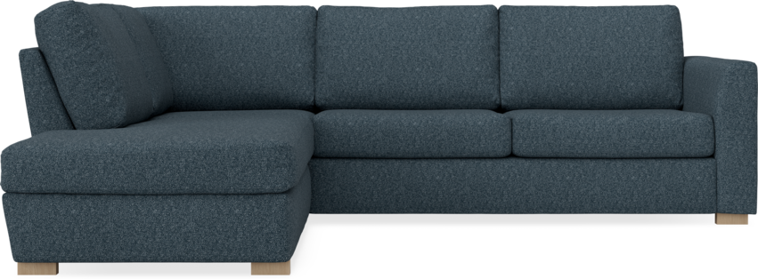Friday - 2,5-sits soffa med divan vänster - Blå