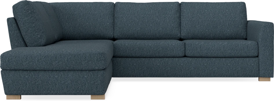 Friday - 2,5-sits soffa med divan vänster - Blå