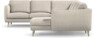 Madison Lux - Hörnsoffa med schäslong höger - Beige