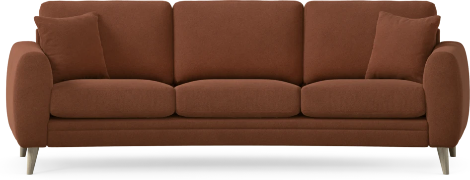Eden - 3-sits soffa svängd - Orange