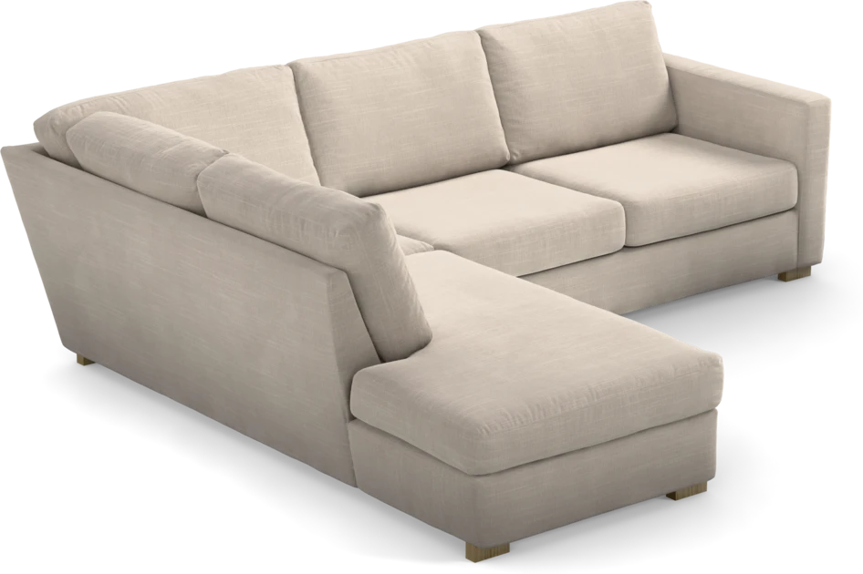 Friday - 2,5-sits soffa med divan vänster - Beige
