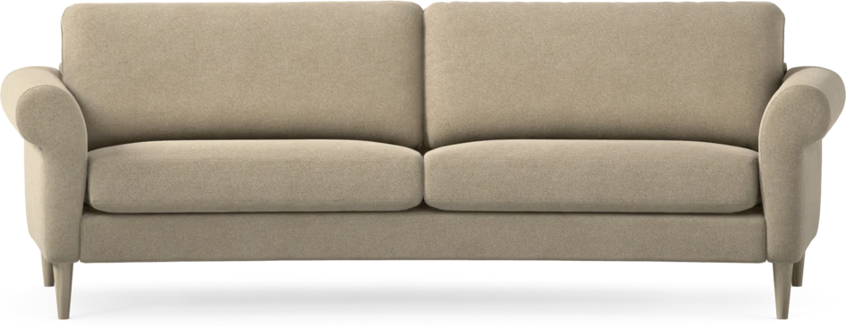 Bridge - 3-sits soffa svängd - Beige