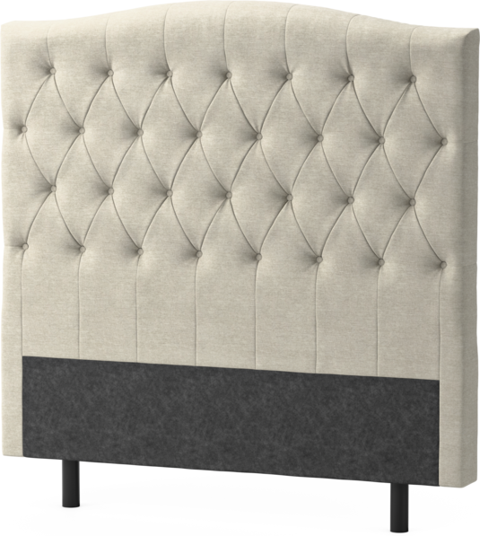 Delux Välvd - Sänggavel, 90-210 cm - Beige