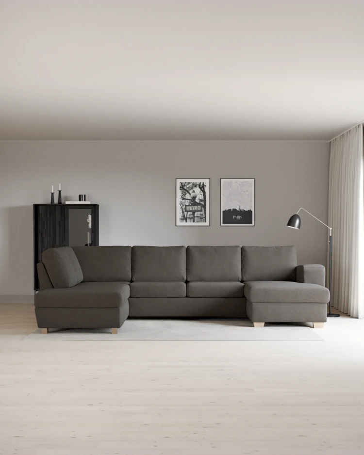 Friday - 3-sits soffa med divan vänster och schäslong höger - inspiration