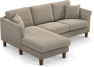Eden - 2-sits soffa med schäslong - Beige