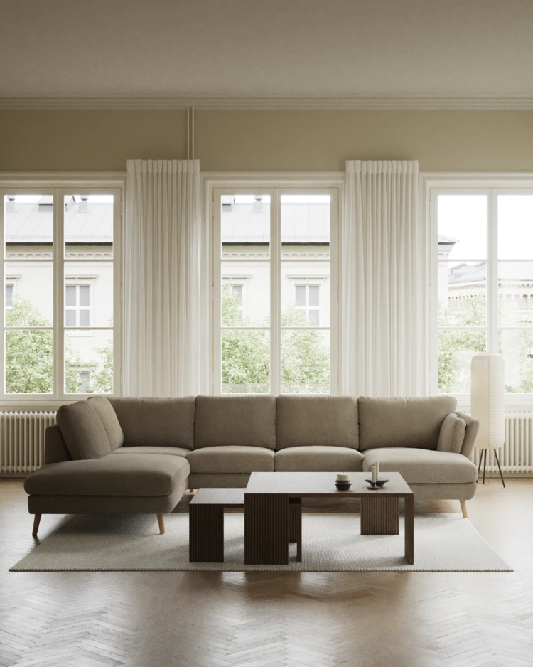 Madison - 2-sits soffa med divan vänster och schäslong höger - inspiration