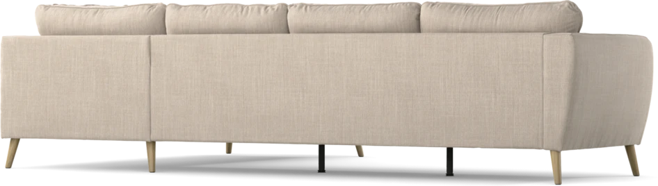 County - 3-sits soffa med divan höger - Beige