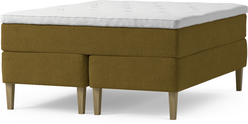 Delux Dream - Kontinentalsäng, dubbelsäng med bäddmadrass och sängben