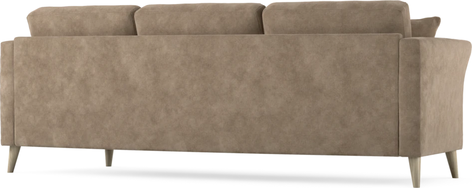 Eden - 3-sits soffa svängd - Beige