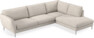 Madison Lux - 3-sits soffa med divan höger - Vit