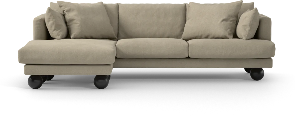Harper - 4-sits med schäslong vänster - Beige