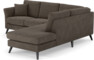 Eden - 2-sits soffa med divan - Gul