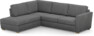 Friday - 2,5-sits soffa med divan vänster - Grå