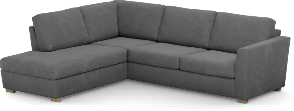 Friday - 2,5-sits soffa med divan vänster - Grå