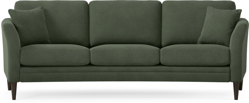 Eden - 3-sits soffa svängd - Grön