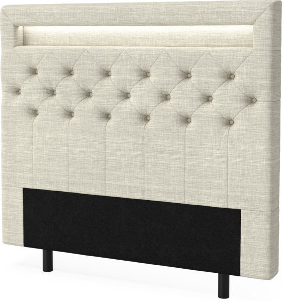 New York led - Sänggavel, 90-210 cm - Beige