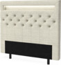 New York led - Sänggavel, 90-210 cm - Beige