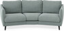 Madison - 3-sits soffa svängd, 70 cm - Turkos