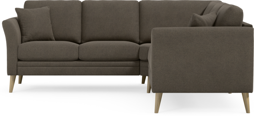 Eden - Hörnsoffa, 2+2-sits - Brun