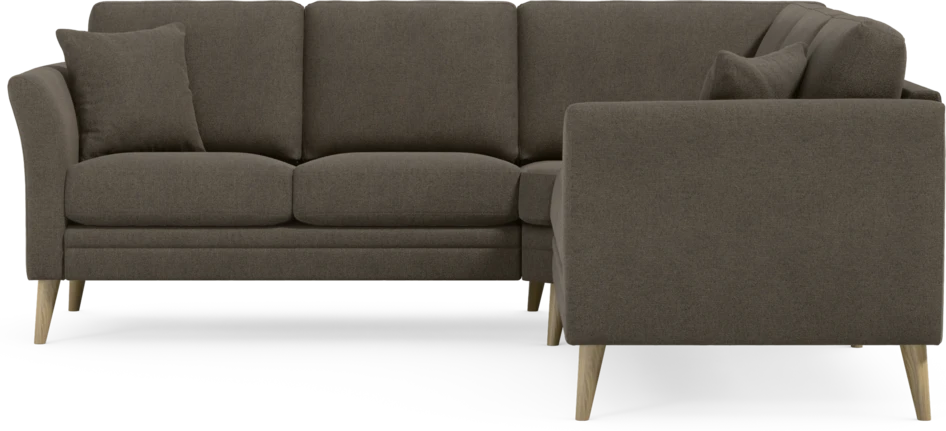 Eden - Hörnsoffa, 2+2-sits - Brun
