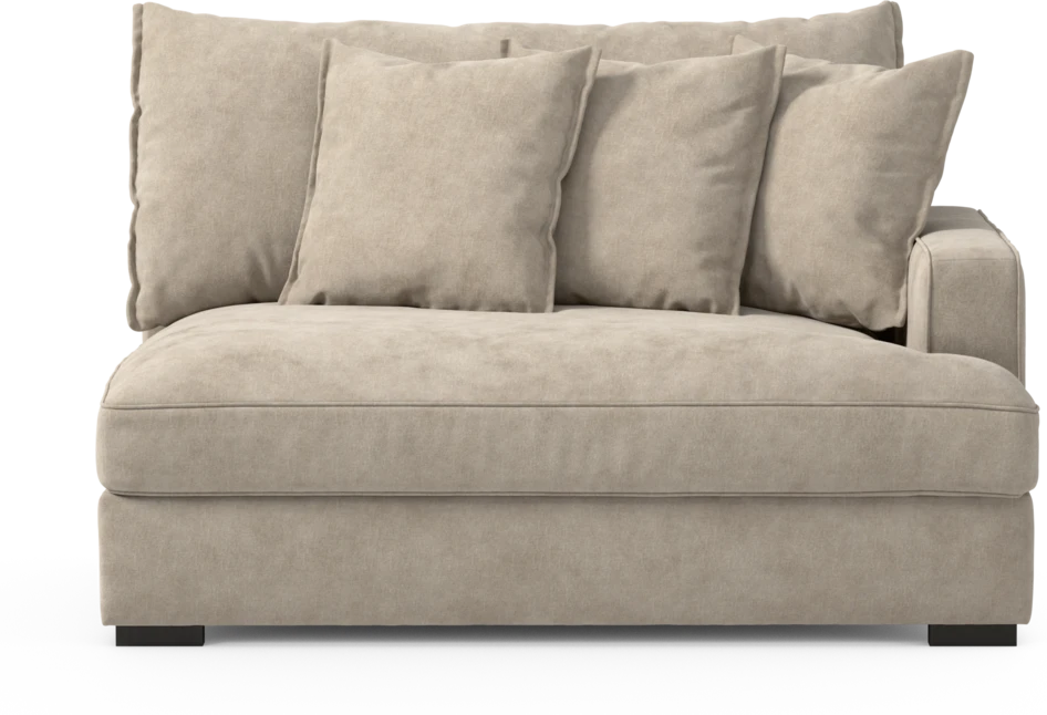 Rossi - 2-sits med armstöd höger - Beige