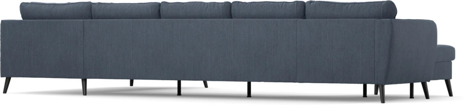 County - 4-sits soffa med schäslong vänster och divan höger - Blå