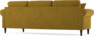 Eden - 3-sits soffa svängd - Gul