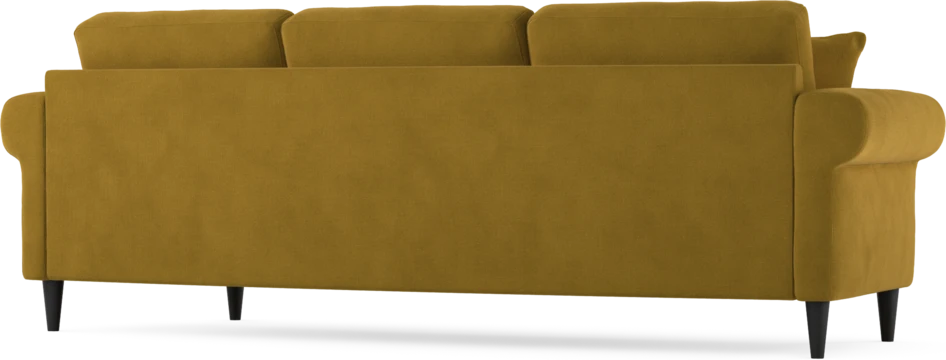 Eden - 3-sits soffa svängd - Gul