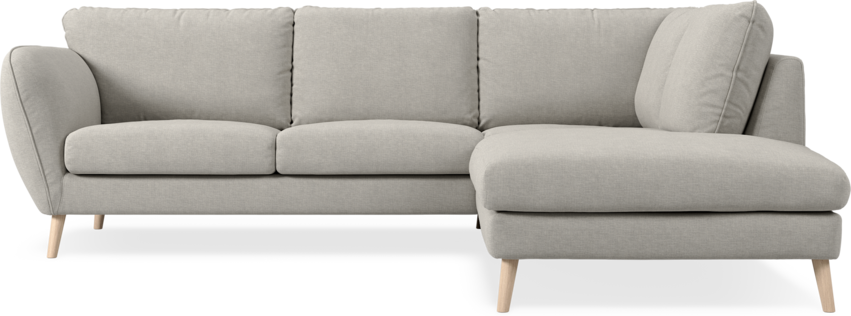 Madison - 2-sits soffa med divan höger - Grå