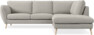Madison - 2-sits soffa med divan höger - Grå