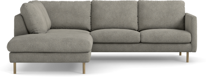 Madison Lux - 2-sits soffa med divan vänster - Vit