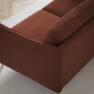 Madison Lux - 2-sits soffa med schäslong vänster - Röd