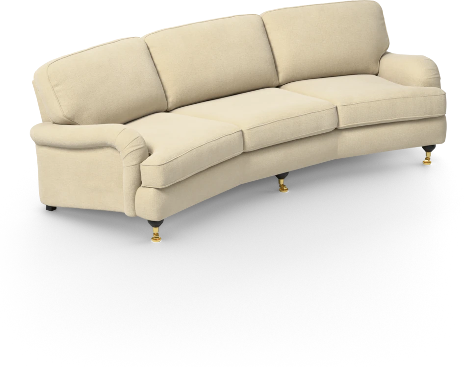 Oxford - 3-sits soffa svängd - Beige