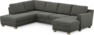 Friday - 3-sits soffa med divan vänster och schäslong höger - Grå