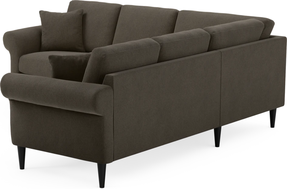 Eden - Hörnsoffa, 2+2-sits - Brun