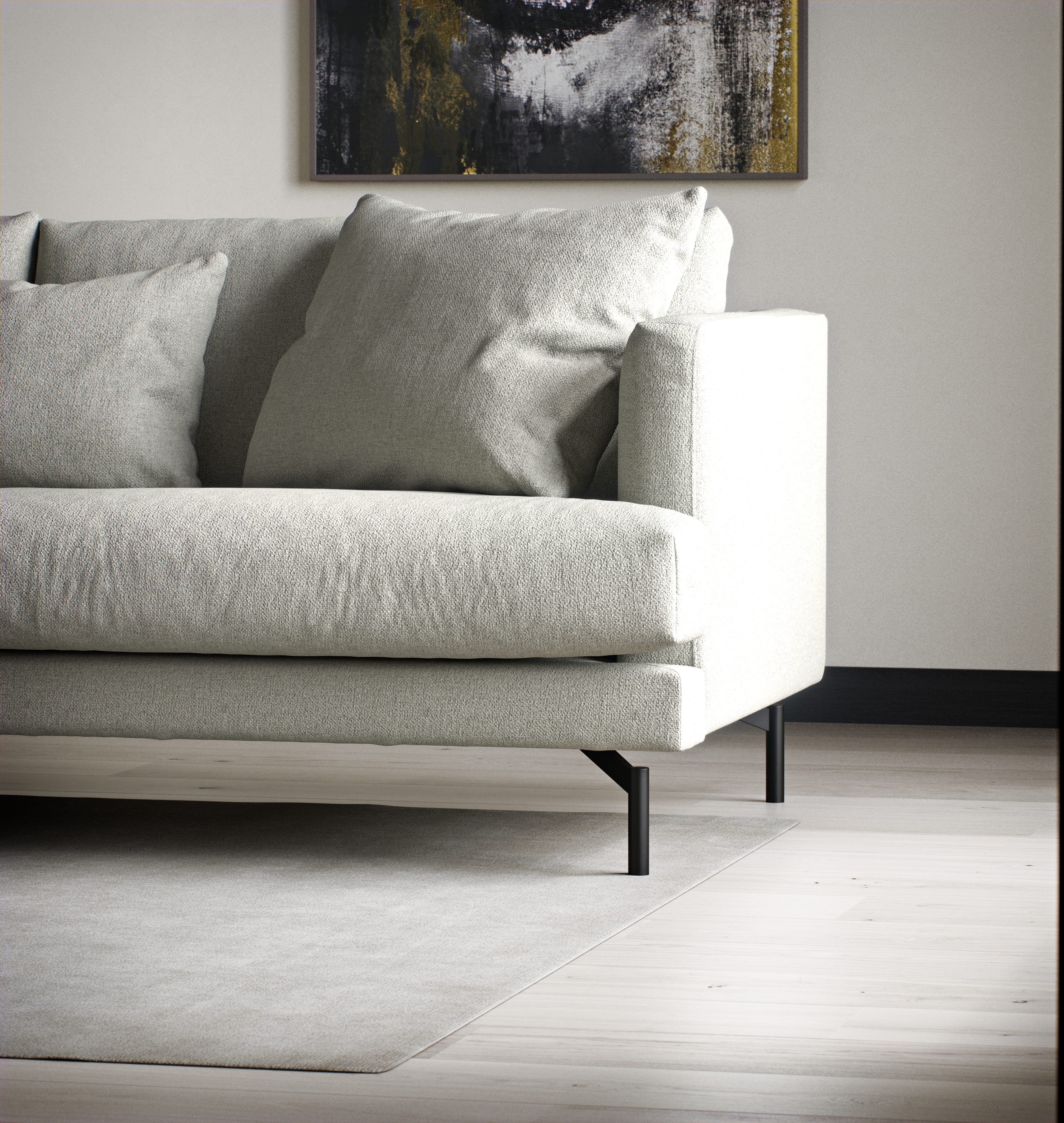 Harper - 3-sits soffa med divan vänster - inspiration