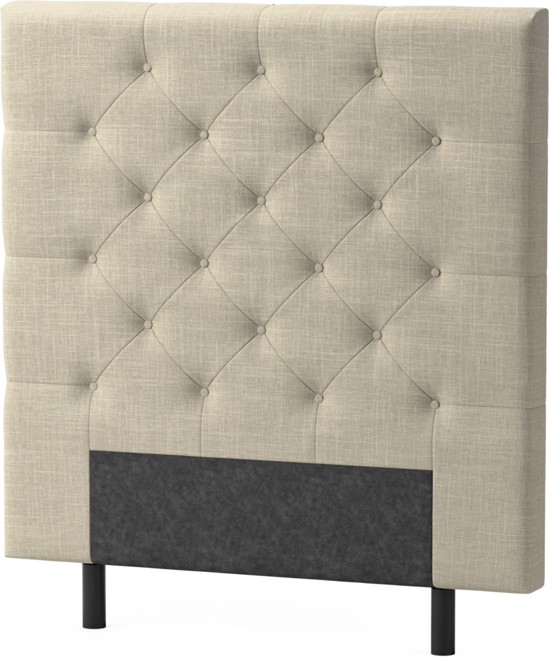 Delux Pikerad - Sänggavel, 90-210 cm - Beige