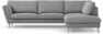 Madison Lux - 3-sits soffa med divan höger - Grå