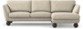 Madison - 2-sits soffa med schäslong höger - Beige