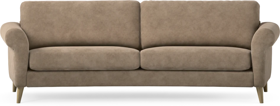 Bridge - 3-sits soffa svängd - Beige