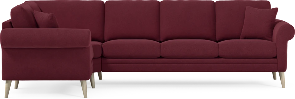 Eden - Hörnsoffa, 1+3-sits - Röd