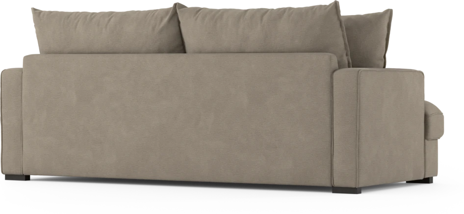 Mila - 3-sits soffa, hel dyna - Beige