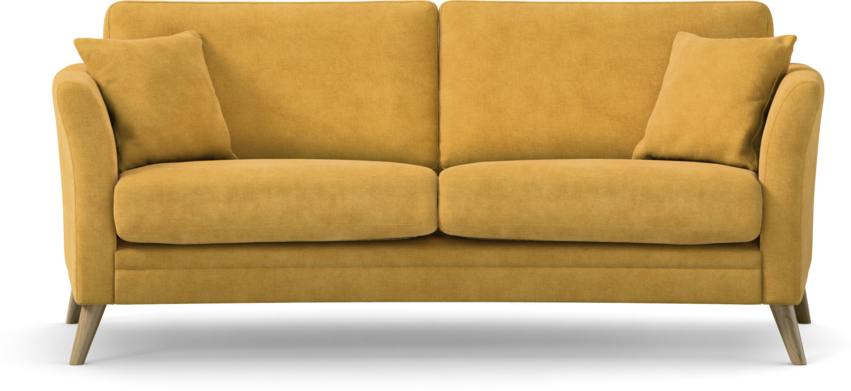 Eden - 2,5-sits soffa svängd - Gul
