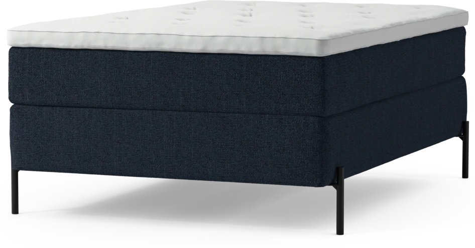 Delux Exclusive - Kontinentalsäng, enkelsäng 140 cm med bäddmadrass och sängben