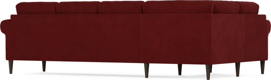 Eden - Hörnsoffa, 1+3-sits - Röd