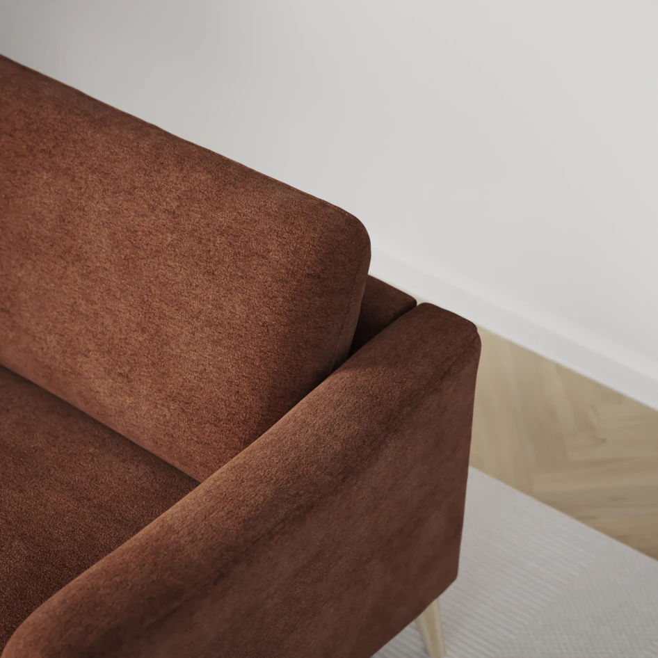 Bridge - 3-sits soffa - Orange