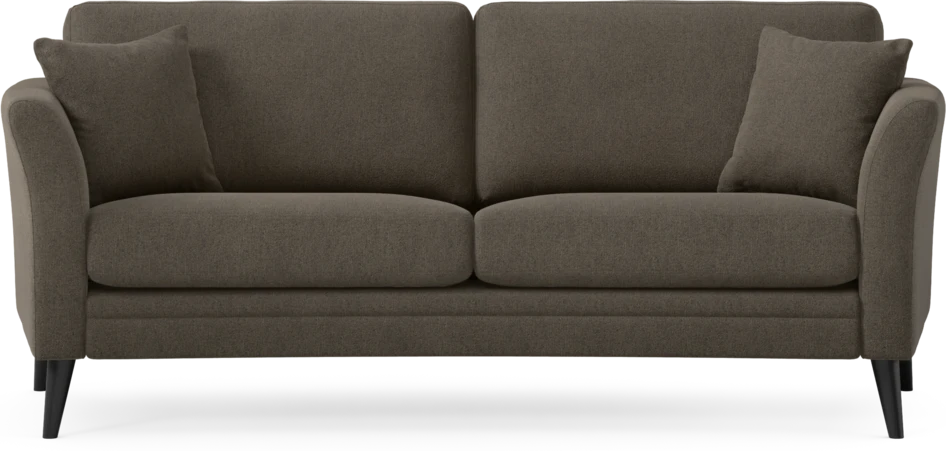 Eden - 2,5-sits soffa svängd - Brun